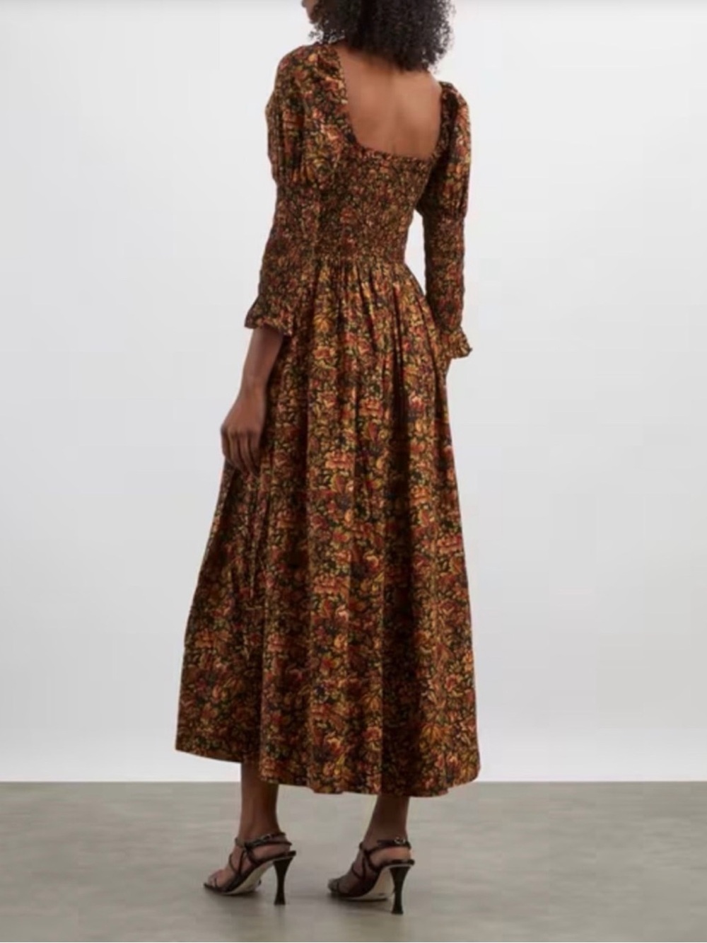 DOEN BIJOU DRESS -- NOIR REVE DES JARDINS size Large - Picture 3 of 7